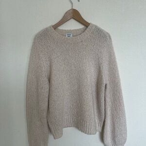 Sunday Best Cozy Beige Crew Neck Sweater
